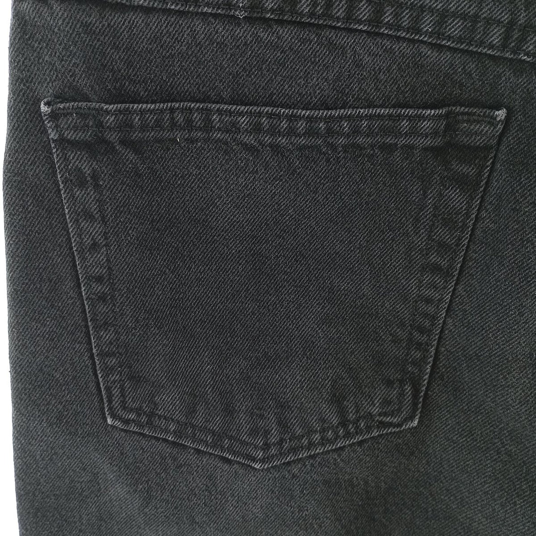 Rustler Black Denim Straight Denim Pants for Men, W31 equivalent cotton black type Vintage Second Hand