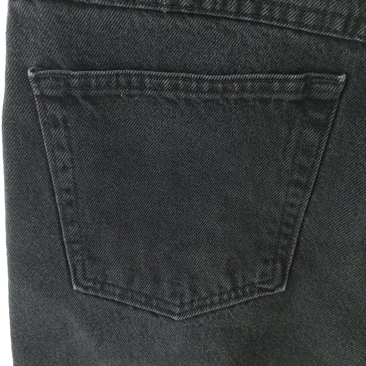 Rustler Black Denim Straight Denim Pants for Men, W31 equivalent cotton black type Vintage Second Hand