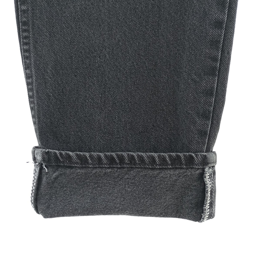 Rustler Black Denim Straight Denim Pants for Men, W33 equivalent cotton black type Vintage Second Hand