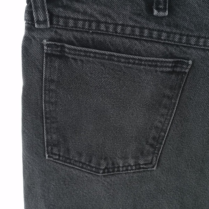 Rustler Black Denim Straight Denim Pants for Men, W33 equivalent cotton black type Vintage Second Hand