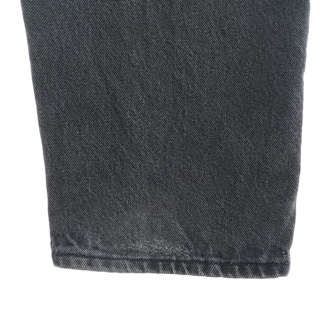 Rustler Black Denim Straight Denim Pants for Men, W33 equivalent cotton black type Vintage Second Hand