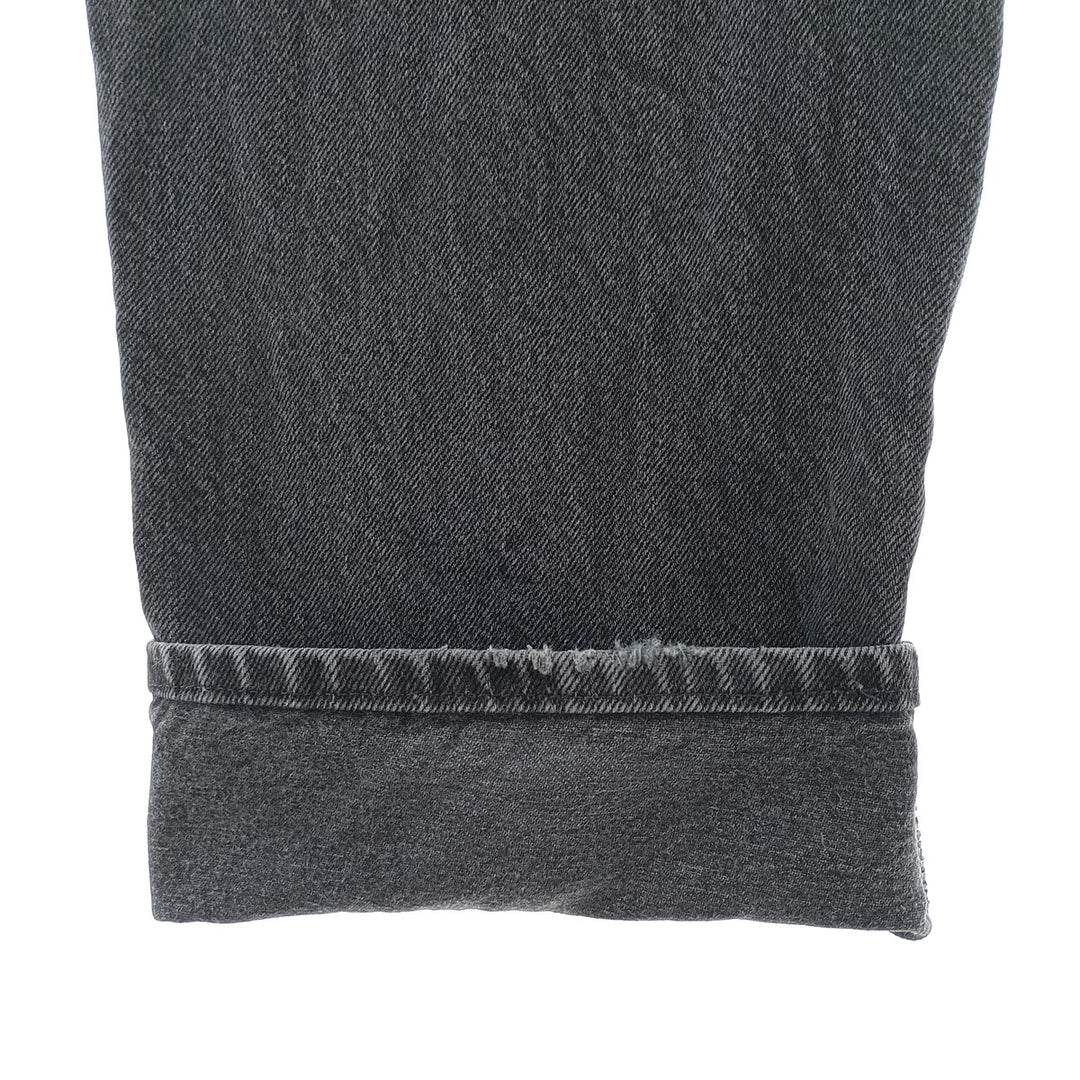 Rustler Black Denim Straight Denim Pants for Men, W33 equivalent cotton black type Vintage Second Hand