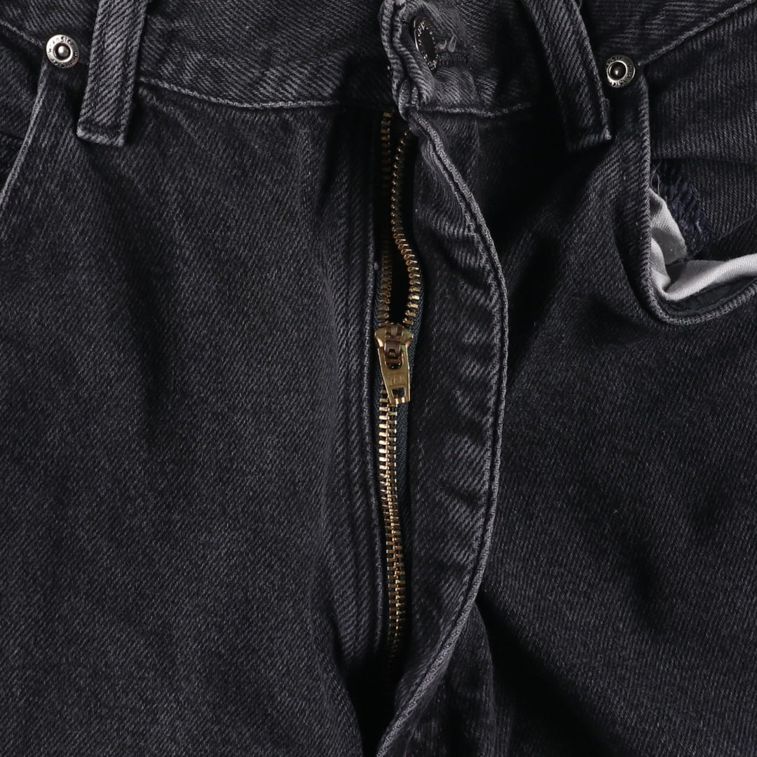 Wrangler Men's Black Denim Tapered Denim Pants, Size W34 unclear black type Vintage Second Hand