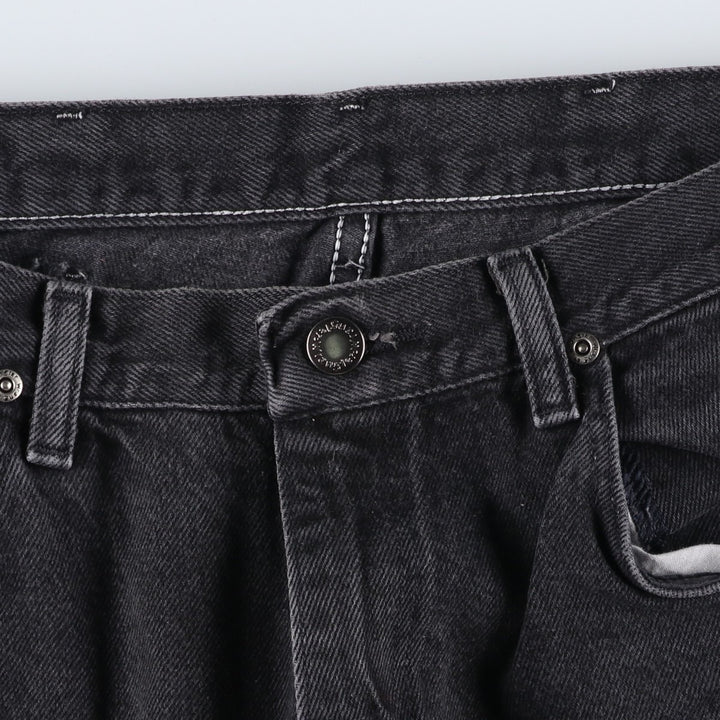Wrangler Men's Black Denim Tapered Denim Pants, Size W34 unclear black type Vintage Second Hand