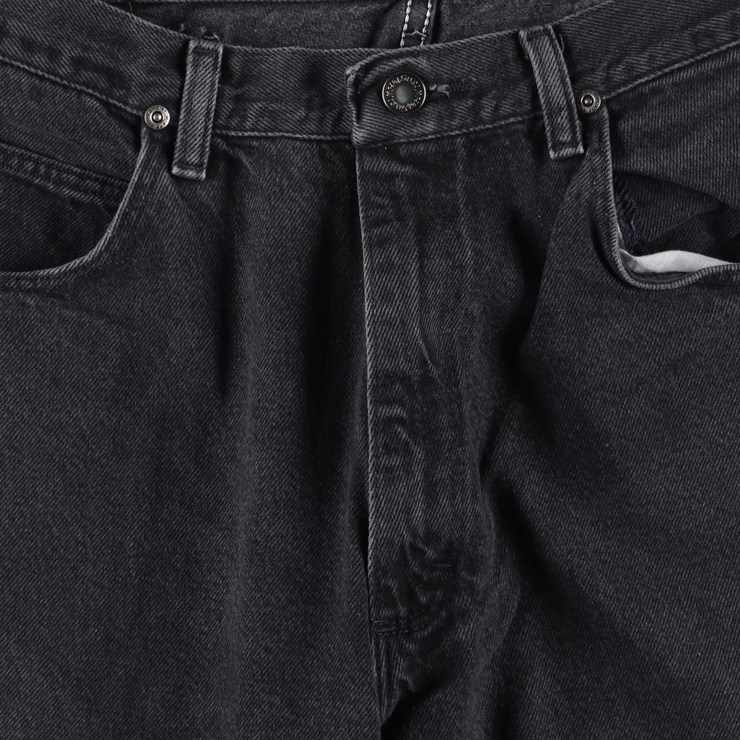Wrangler Men's Black Denim Tapered Denim Pants, Size W34 unclear black type Vintage Second Hand