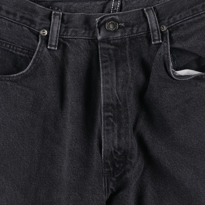 Wrangler Men's Black Denim Tapered Denim Pants, Size W34 unclear black type Vintage Second Hand