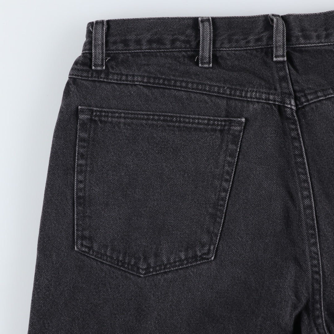 Wrangler Men's Black Denim Tapered Denim Pants, Size W34 unclear black type Vintage Second Hand