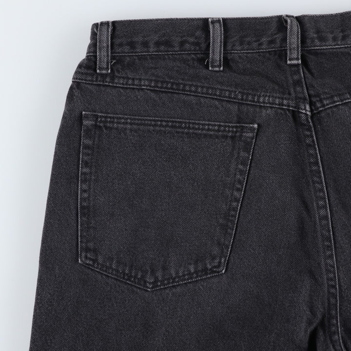 Wrangler Men's Black Denim Tapered Denim Pants, Size W34 unclear black type Vintage Second Hand