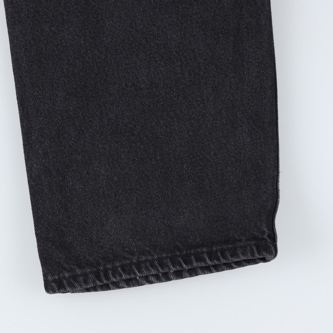 Wrangler Men's Black Denim Tapered Denim Pants, Size W34 unclear black type Vintage Second Hand