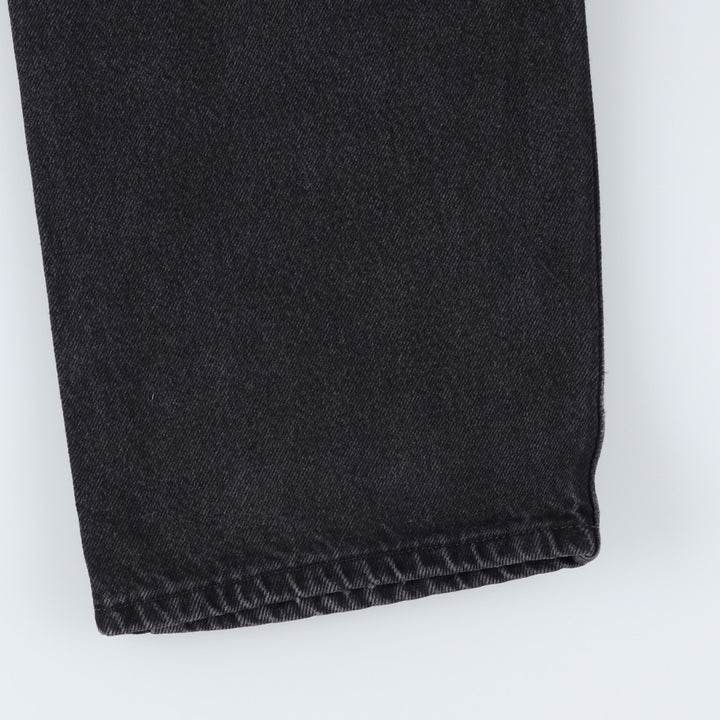 Wrangler Men's Black Denim Tapered Denim Pants, Size W34 unclear black type Vintage Second Hand