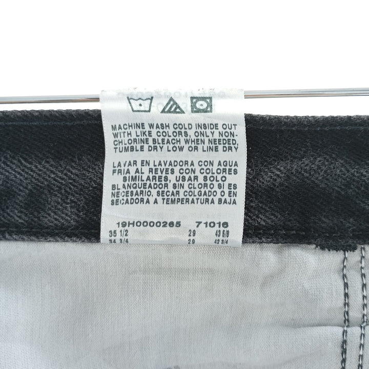 Rustler Black Denim Straight Denim Pants for Men, W34 equivalent cotton black type Vintage Second Hand