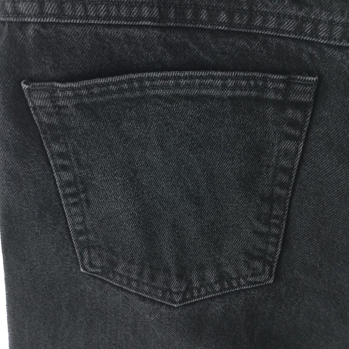 Rustler Black Denim Straight Denim Pants for Men, W34 equivalent cotton black type Vintage Second Hand