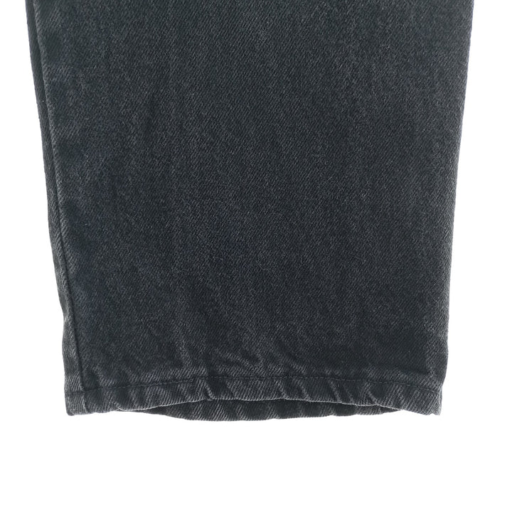 Rustler Black Denim Straight Denim Pants for Men, W34 equivalent cotton black type Vintage Second Hand