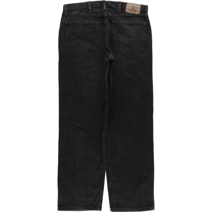 2000'S Wrangler Relaxed Fit Tapered Denim Pants, Black, Men's, Size W34 cotton black type Vintage Second Hand
