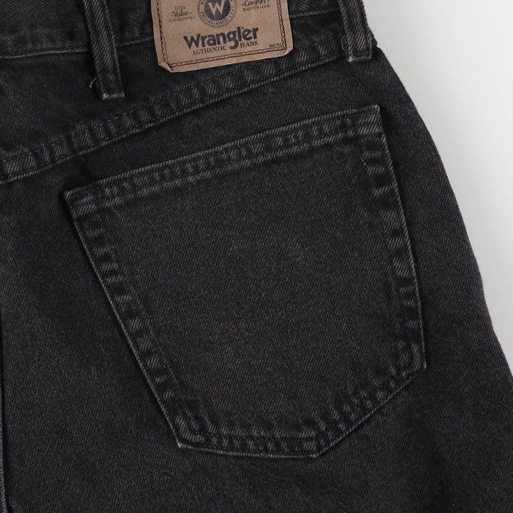 2000'S Wrangler Relaxed Fit Tapered Denim Pants, Black, Men's, Size W34 cotton black type Vintage Second Hand