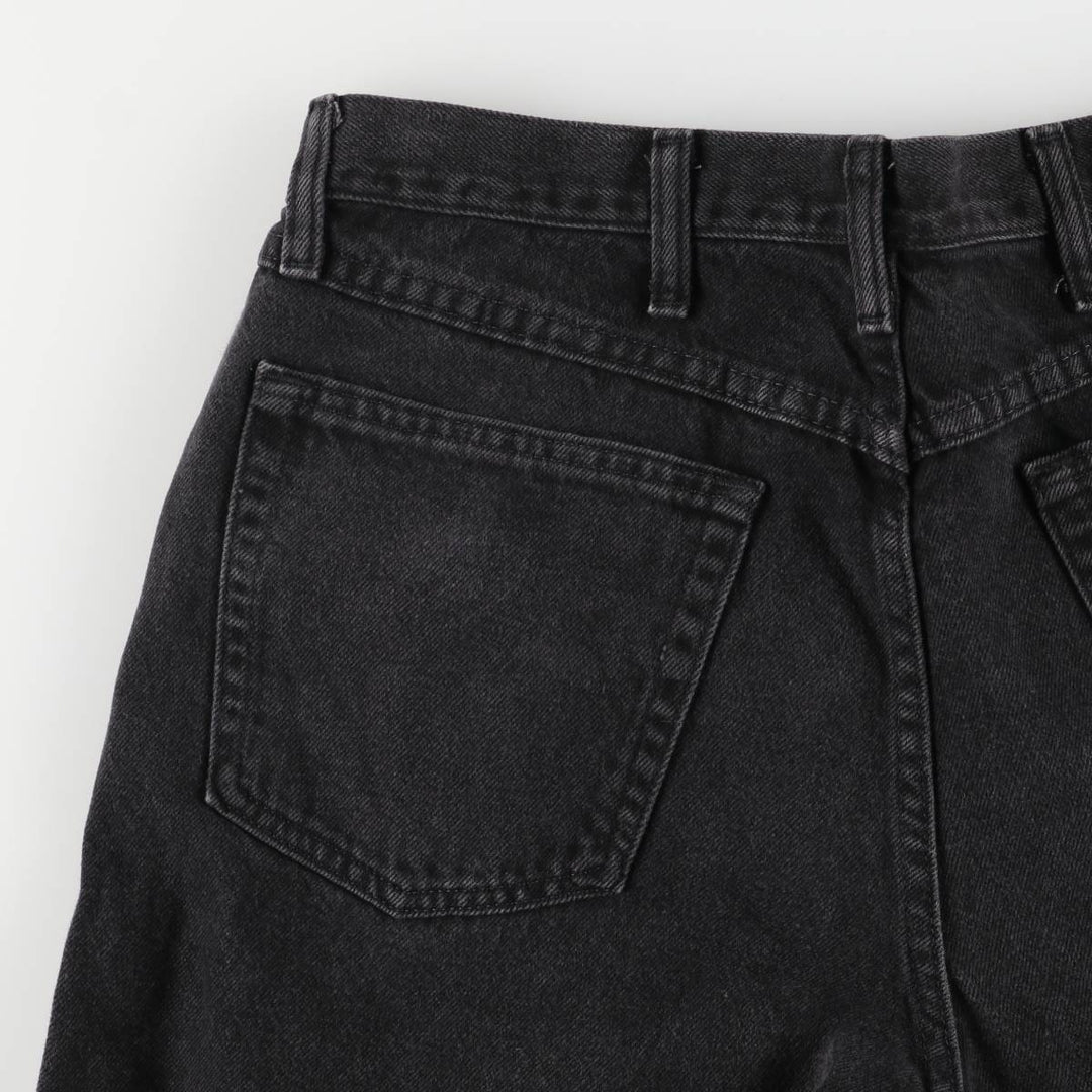 2000'S Wrangler Relaxed Fit Tapered Denim Pants, Black, Men's, Size W34 cotton black type Vintage Second Hand
