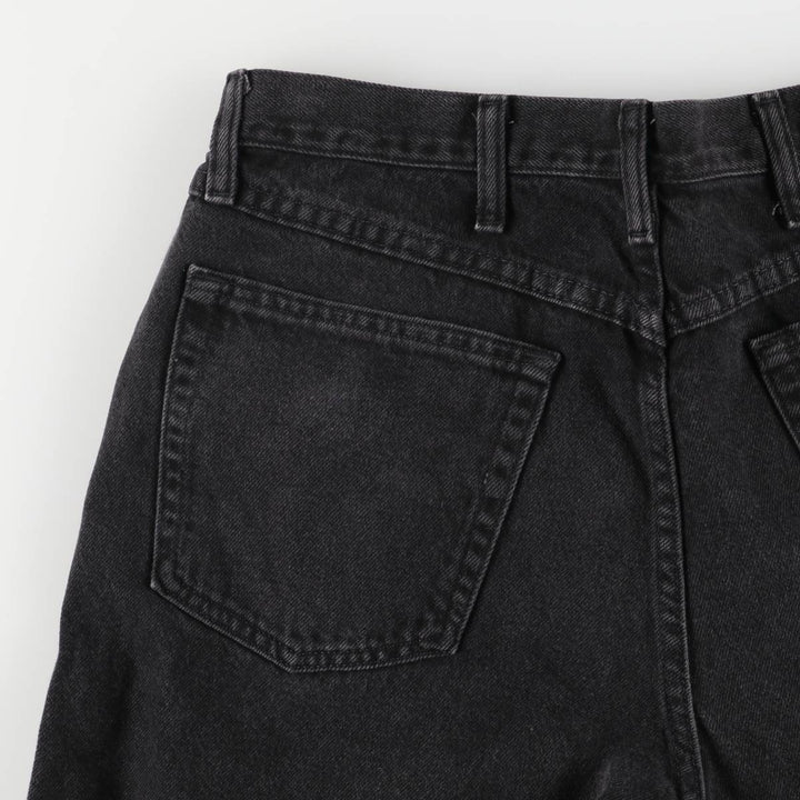 2000'S Wrangler Relaxed Fit Tapered Denim Pants, Black, Men's, Size W34 cotton black type Vintage Second Hand