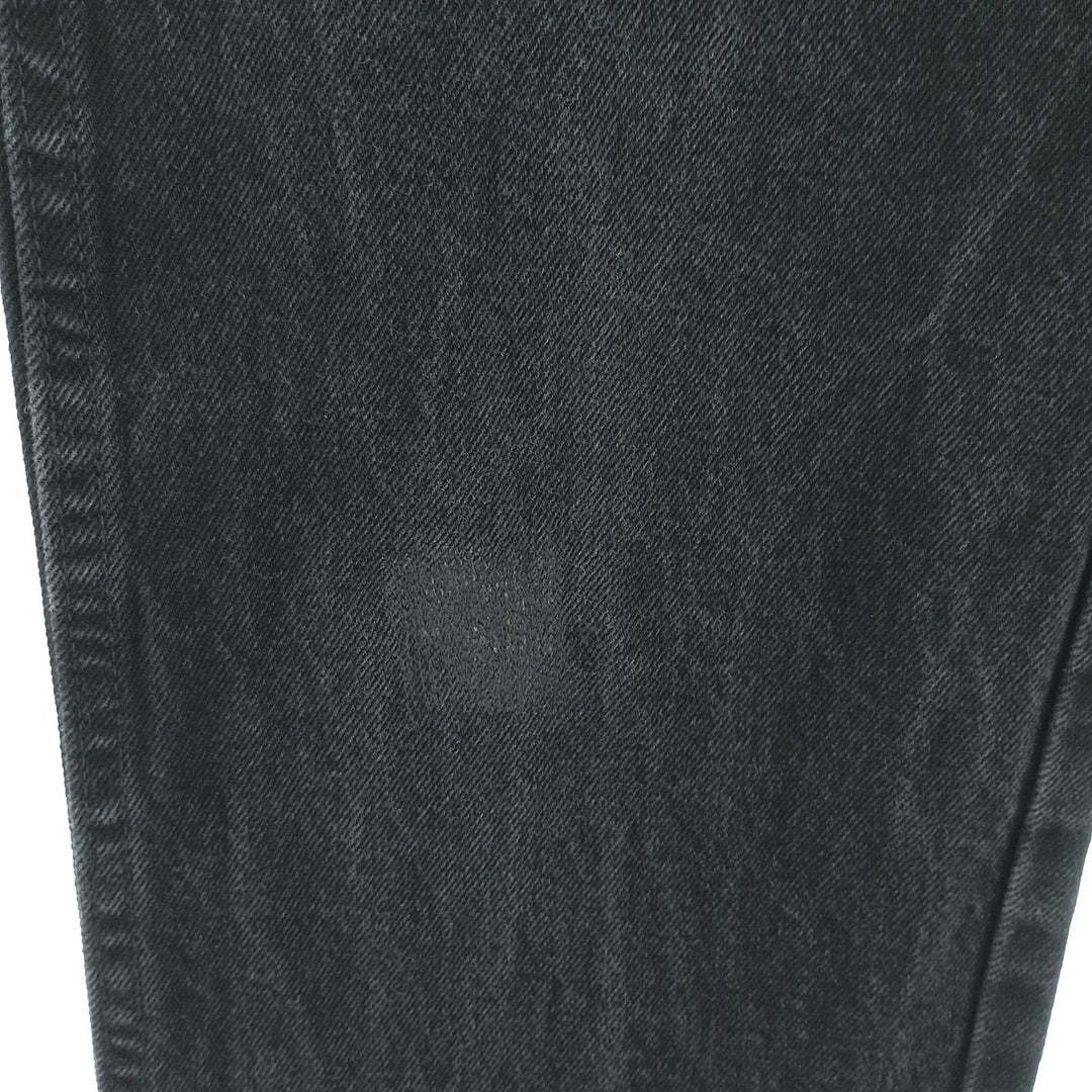 RUSTLER Black Denim Tapered Denim Pants, Men's Size W32 cotton black type Vintage Second Hand