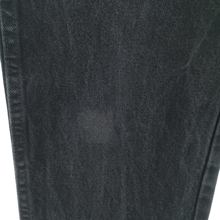 RUSTLER Black Denim Tapered Denim Pants, Men's Size W32 cotton black type Vintage Second Hand