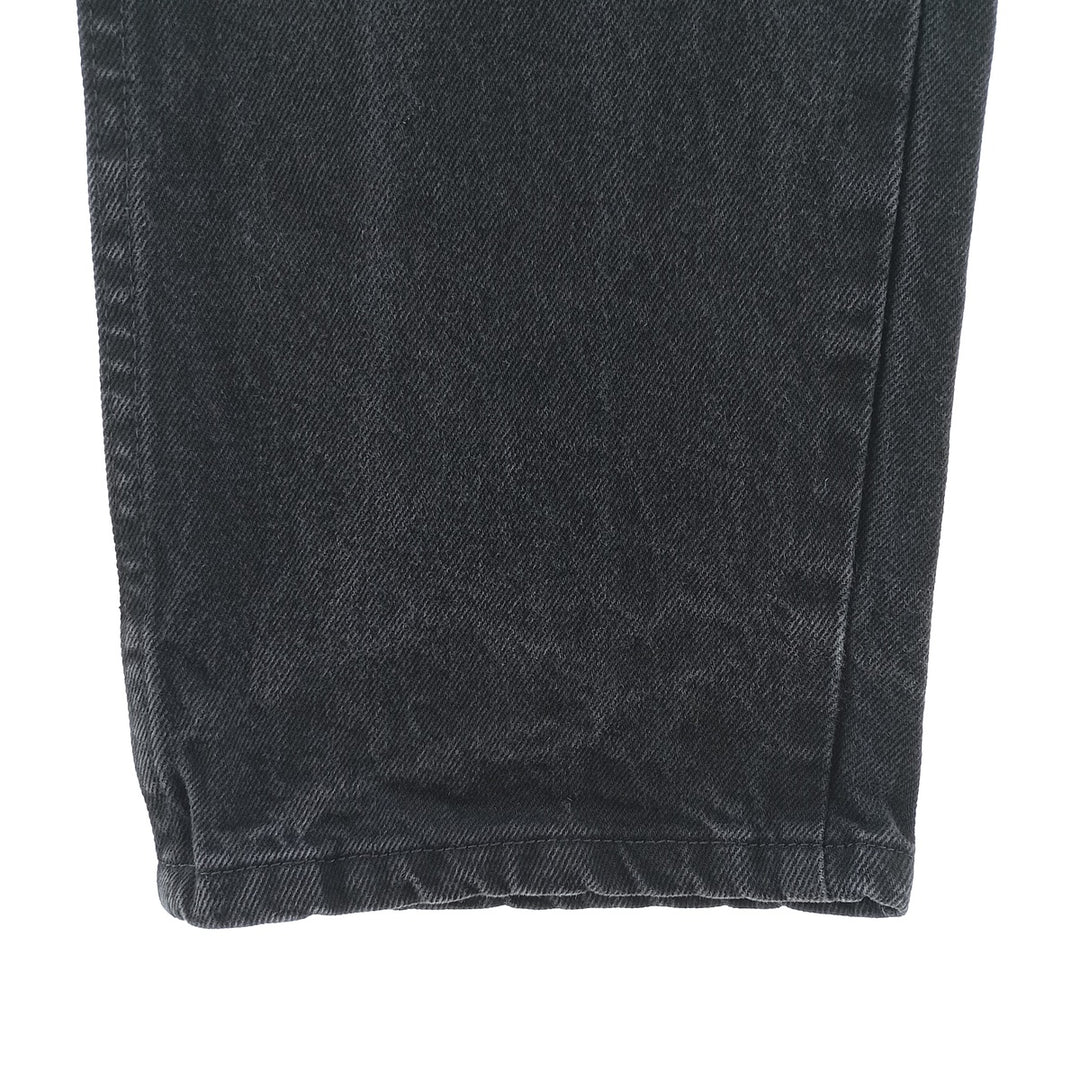RUSTLER Black Denim Tapered Denim Pants, Men's Size W32 cotton black type Vintage Second Hand