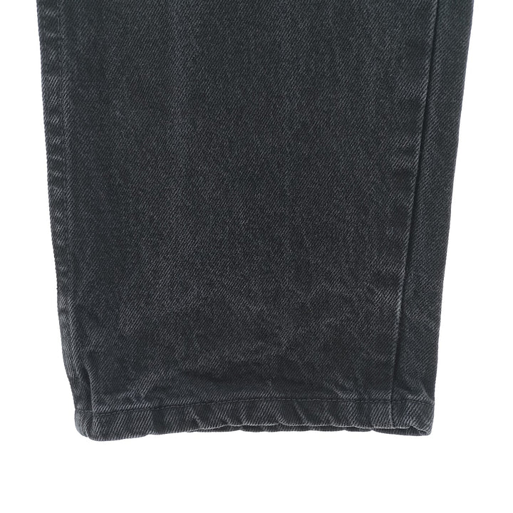 RUSTLER Black Denim Tapered Denim Pants, Men's Size W32 cotton black type Vintage Second Hand