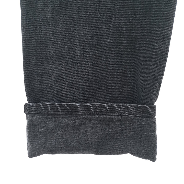 RUSTLER Black Denim Tapered Denim Pants, Men's Size W32 cotton black type Vintage Second Hand