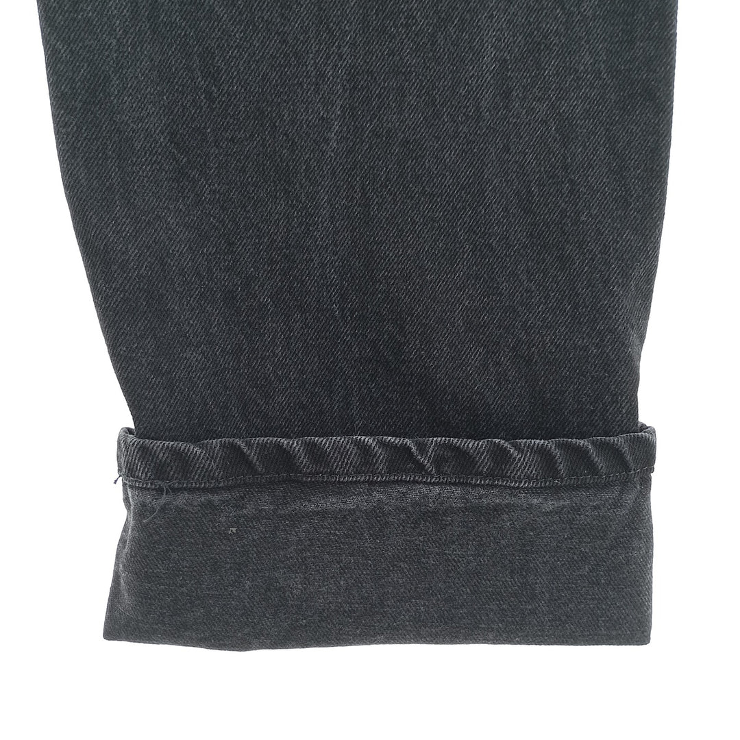 RUSTLER Black Denim Tapered Denim Pants, Men's Size W32 cotton black type Vintage Second Hand