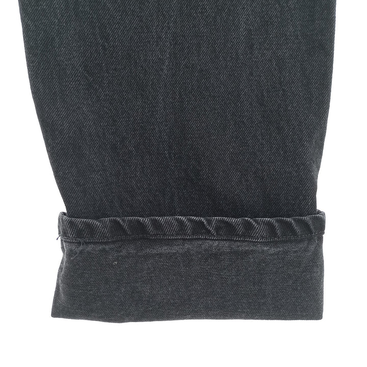 RUSTLER Black Denim Tapered Denim Pants, Men's Size W32 cotton black type Vintage Second Hand