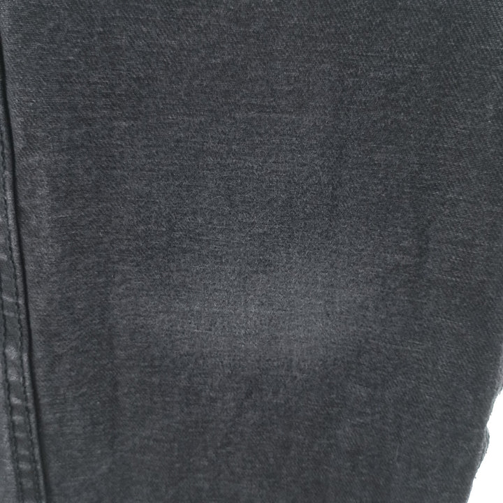 RUSTLER Black Denim Tapered Denim Pants, Men's Size W32 cotton black type Vintage Second Hand