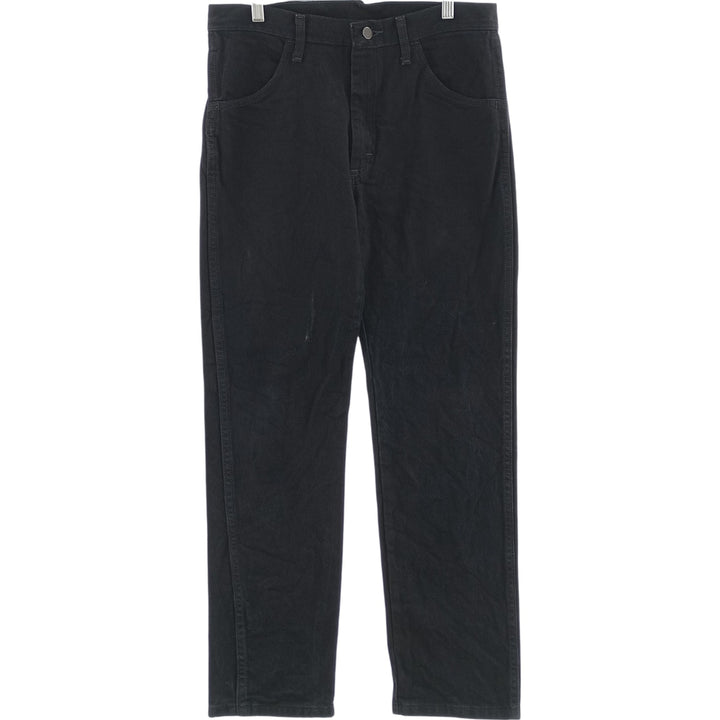 RUSTLER Black Denim Tapered Denim Pants, Men's Size W33 cotton black type Vintage Second Hand