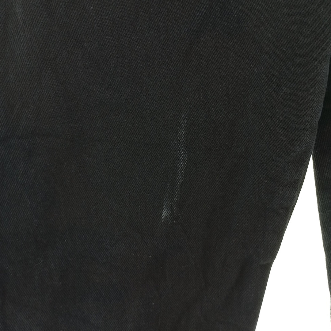 RUSTLER Black Denim Tapered Denim Pants, Men's Size W33 cotton black type Vintage Second Hand