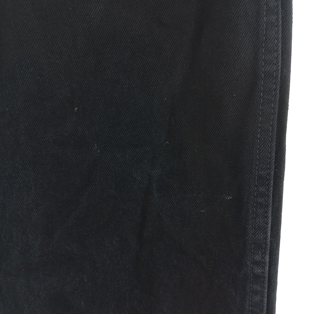 RUSTLER Black Denim Tapered Denim Pants, Men's Size W33 cotton black type Vintage Second Hand