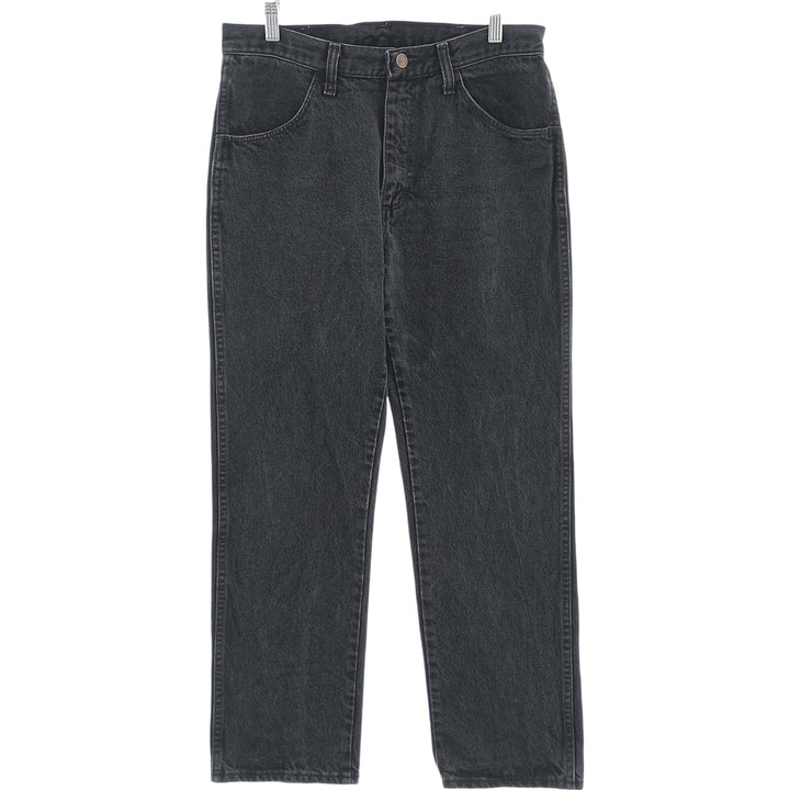 RUSTLER Black Denim Tapered Denim Pants, Men's Size W32 cotton black type Vintage Second Hand