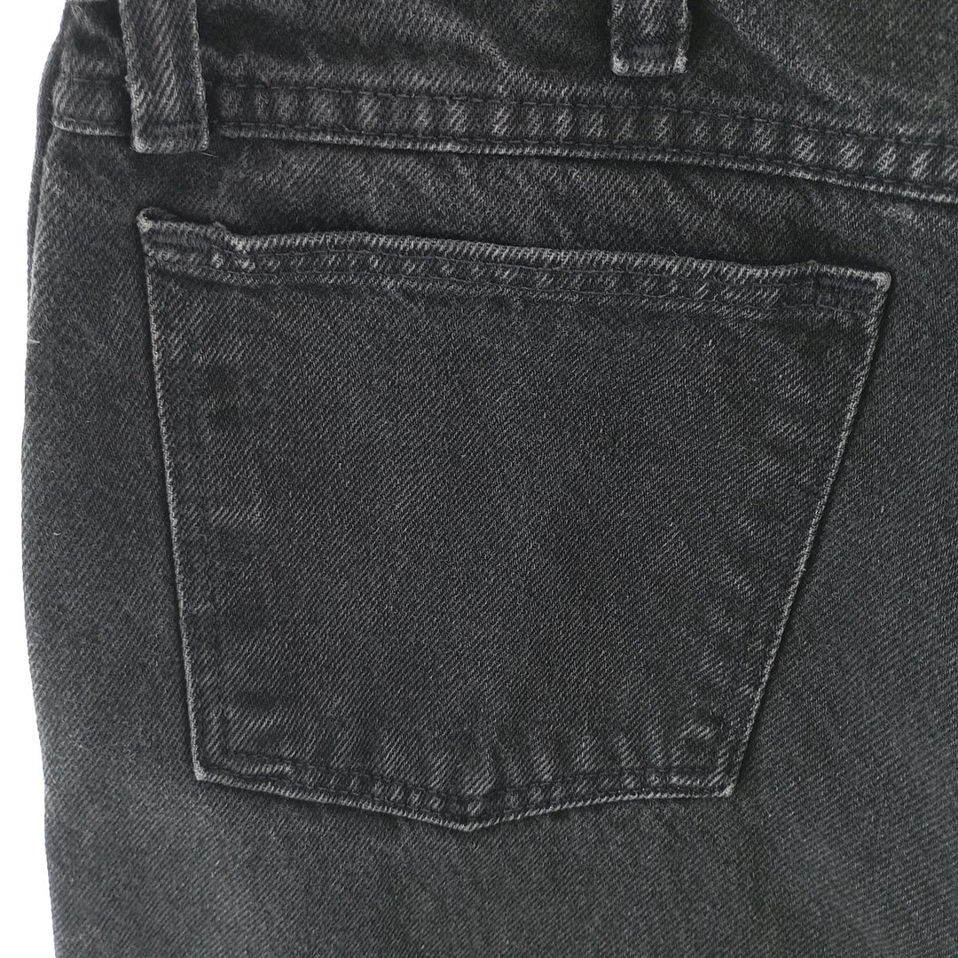 RUSTLER Black Denim Tapered Denim Pants, Men's Size W32 cotton black type Vintage Second Hand