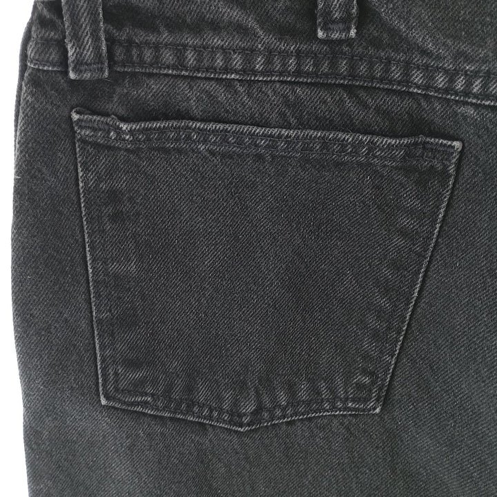 RUSTLER Black Denim Tapered Denim Pants, Men's Size W32 cotton black type Vintage Second Hand