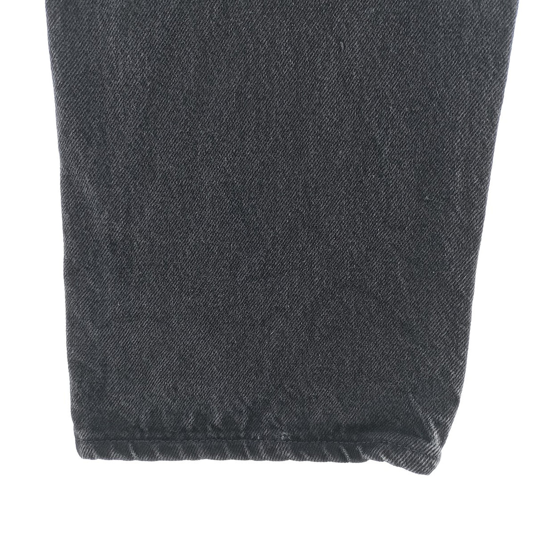 RUSTLER Black Denim Tapered Denim Pants, Men's Size W32 cotton black type Vintage Second Hand