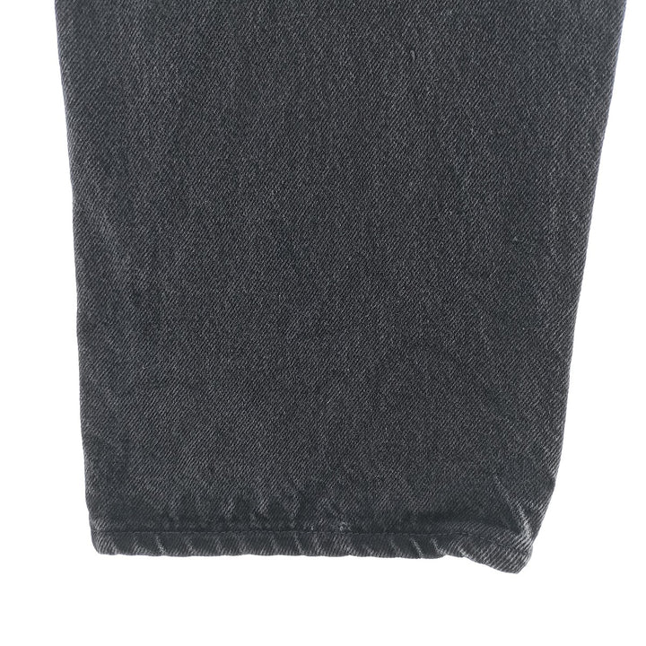 RUSTLER Black Denim Tapered Denim Pants, Men's Size W32 cotton black type Vintage Second Hand