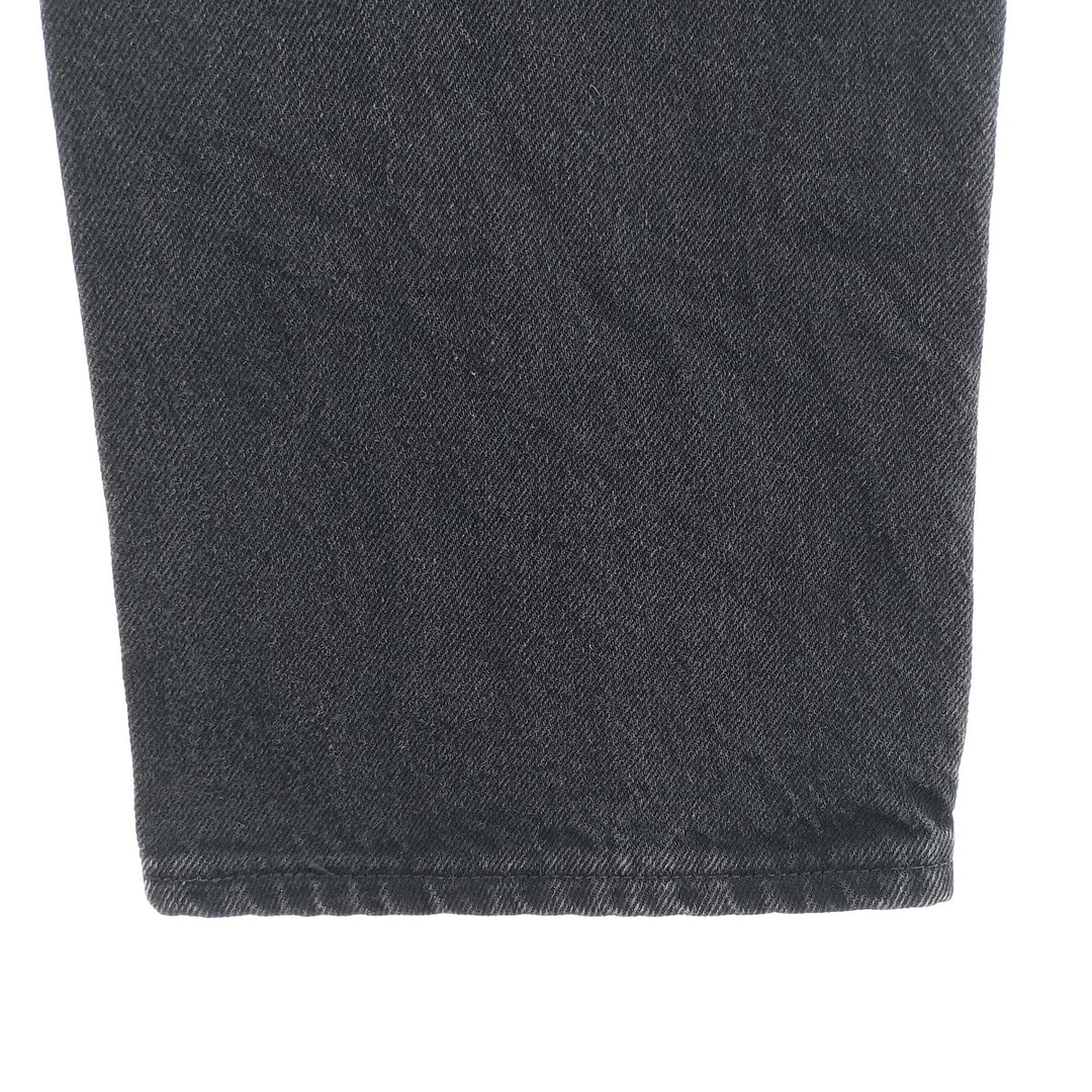 RUSTLER Black Denim Tapered Denim Pants, Men's Size W32 cotton black type Vintage Second Hand