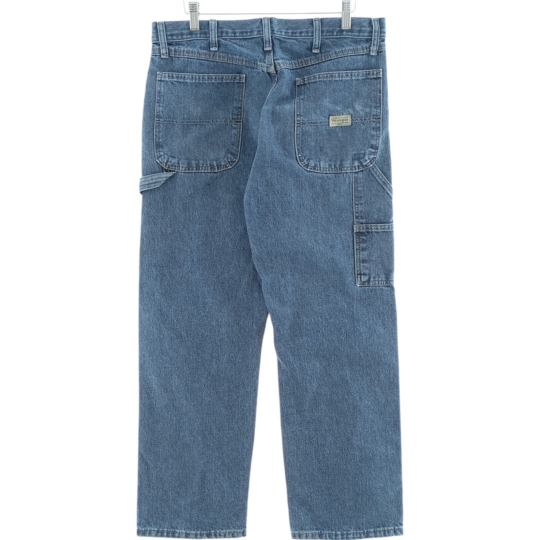 Wrangler Denim Painter Pants for Men, W34 equivalent cotton blue type Vintage Second Hand