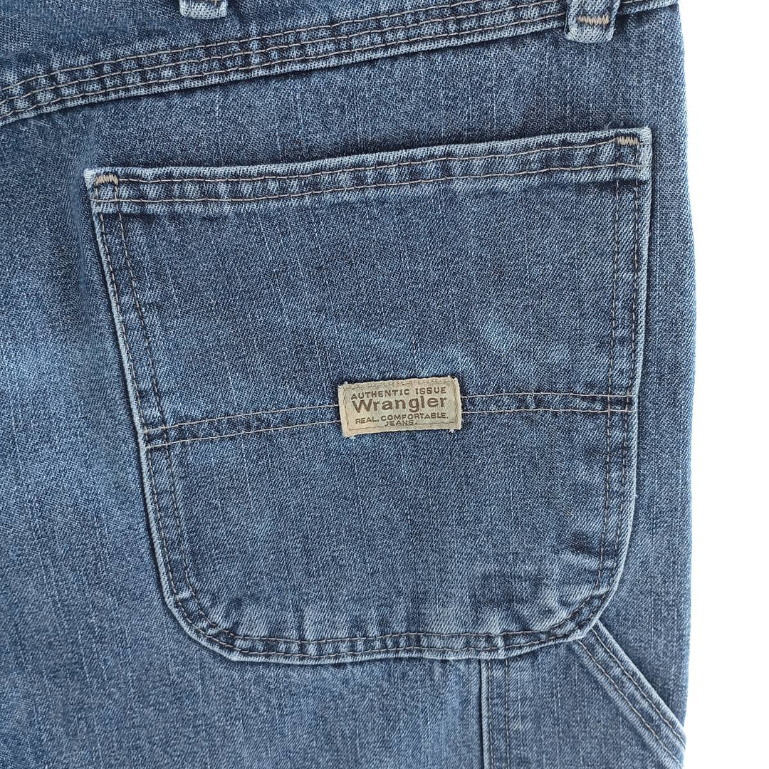 Wrangler Denim Painter Pants for Men, W34 equivalent cotton blue type Vintage Second Hand
