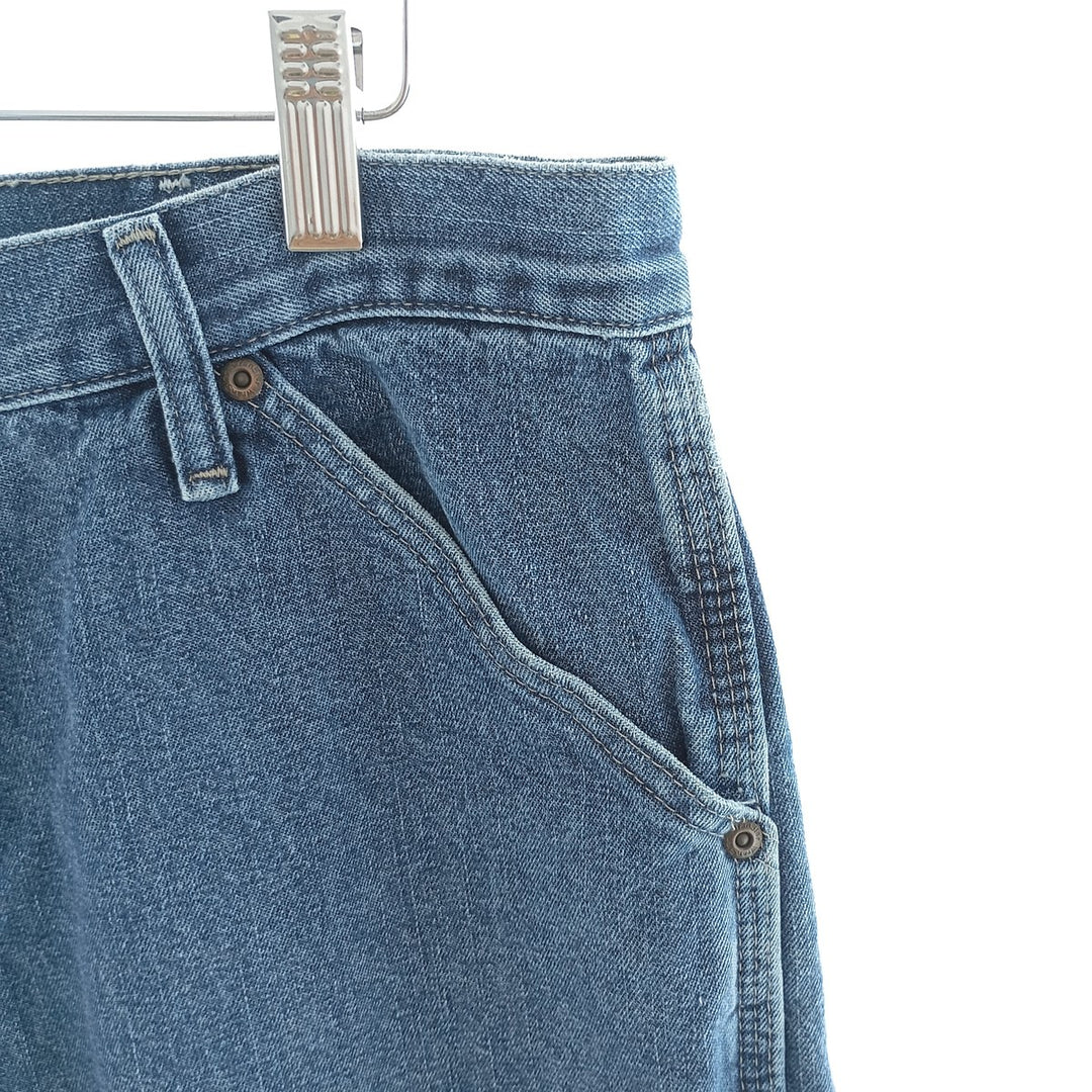 Wrangler Denim Painter Pants for Men, W34 equivalent cotton blue type Vintage Second Hand
