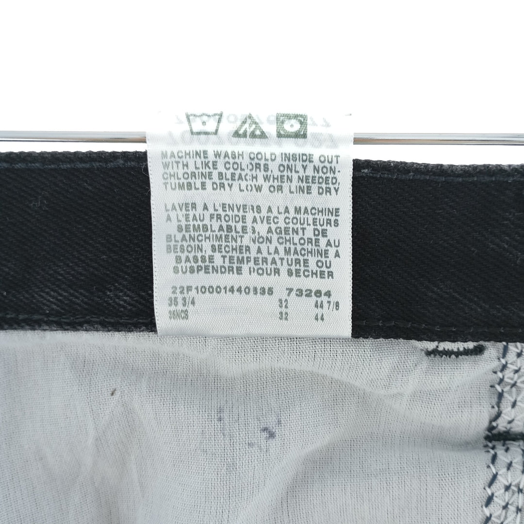 Rustler Black Denim Straight Denim Pants for Men, W34 equivalent cotton black type Vintage Second Hand