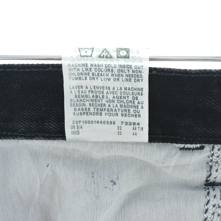 Rustler Black Denim Straight Denim Pants for Men, W34 equivalent cotton black type Vintage Second Hand