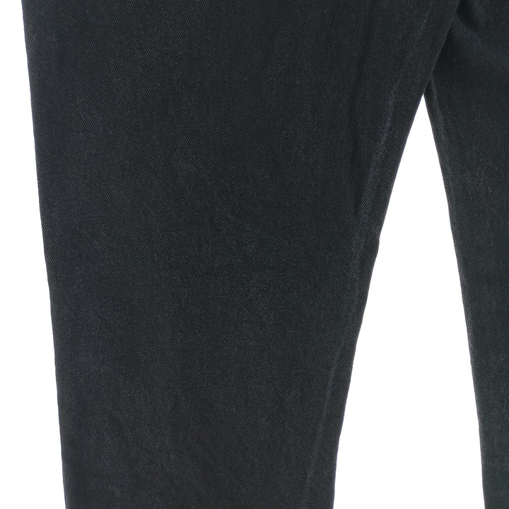 Rustler Black Denim Straight Denim Pants for Men, W34 equivalent cotton black type Vintage Second Hand