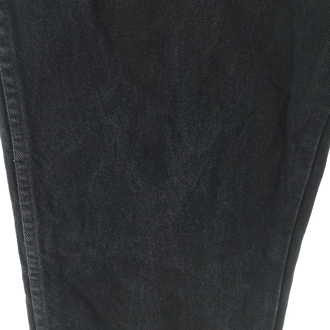 Wrangler Black Denim Straight Denim Pants Made in USA Men's W31 equivalent unclear black type Vintage Second Hand