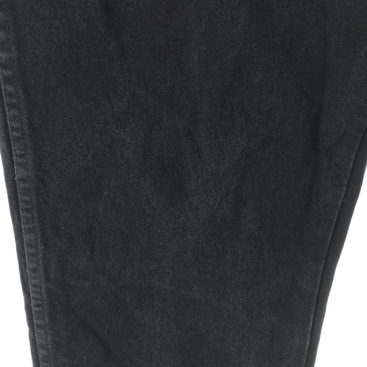 Wrangler Black Denim Straight Denim Pants Made in USA Men's W31 equivalent unclear black type Vintage Second Hand