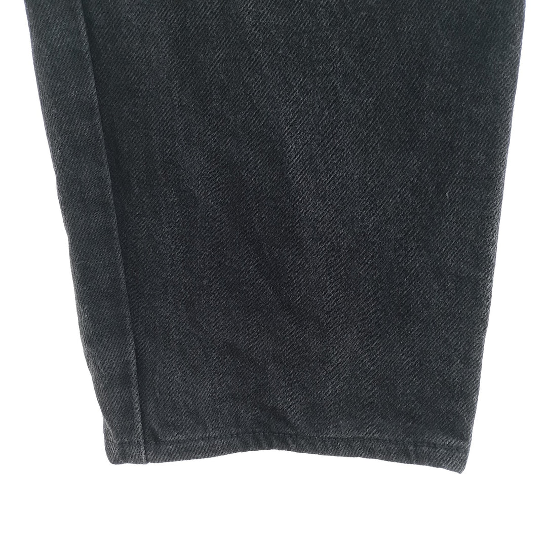 Wrangler Black Denim Straight Denim Pants Made in USA Men's W31 equivalent unclear black type Vintage Second Hand