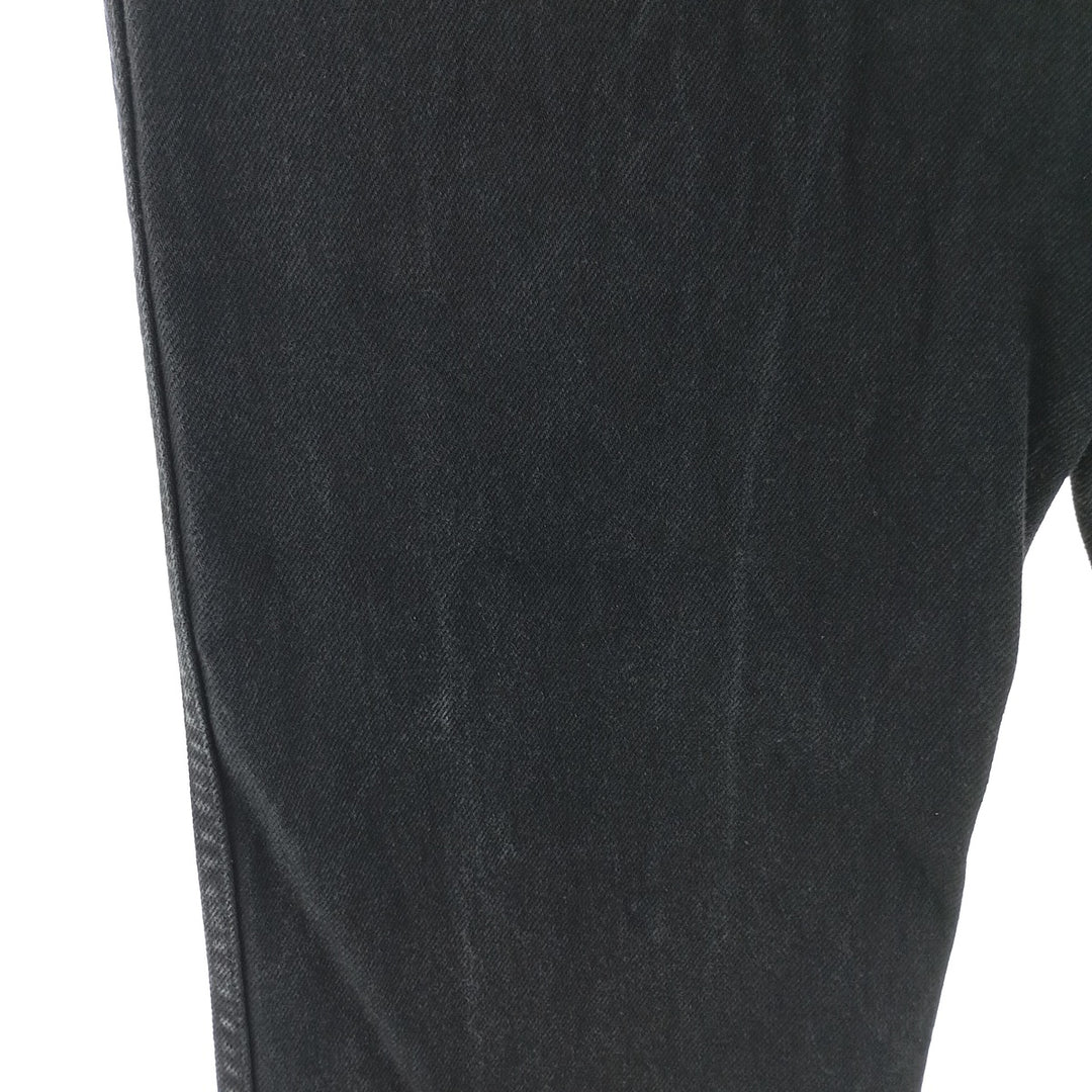 Wrangler Black Denim Straight Denim Pants Made in USA Men's W31 equivalent unclear black type Vintage Second Hand