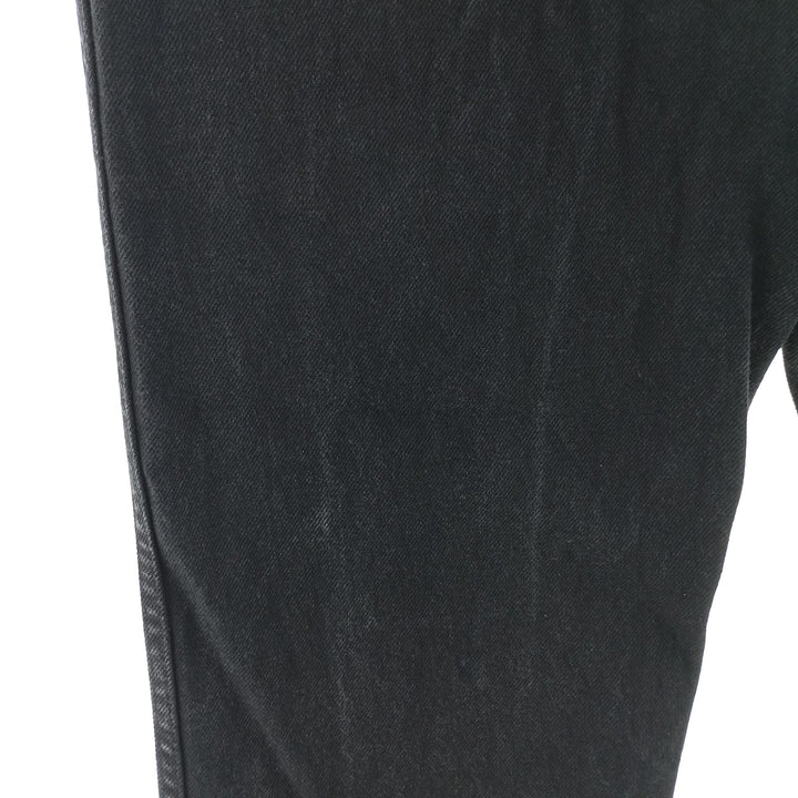 Wrangler Black Denim Straight Denim Pants Made in USA Men's W31 equivalent unclear black type Vintage Second Hand