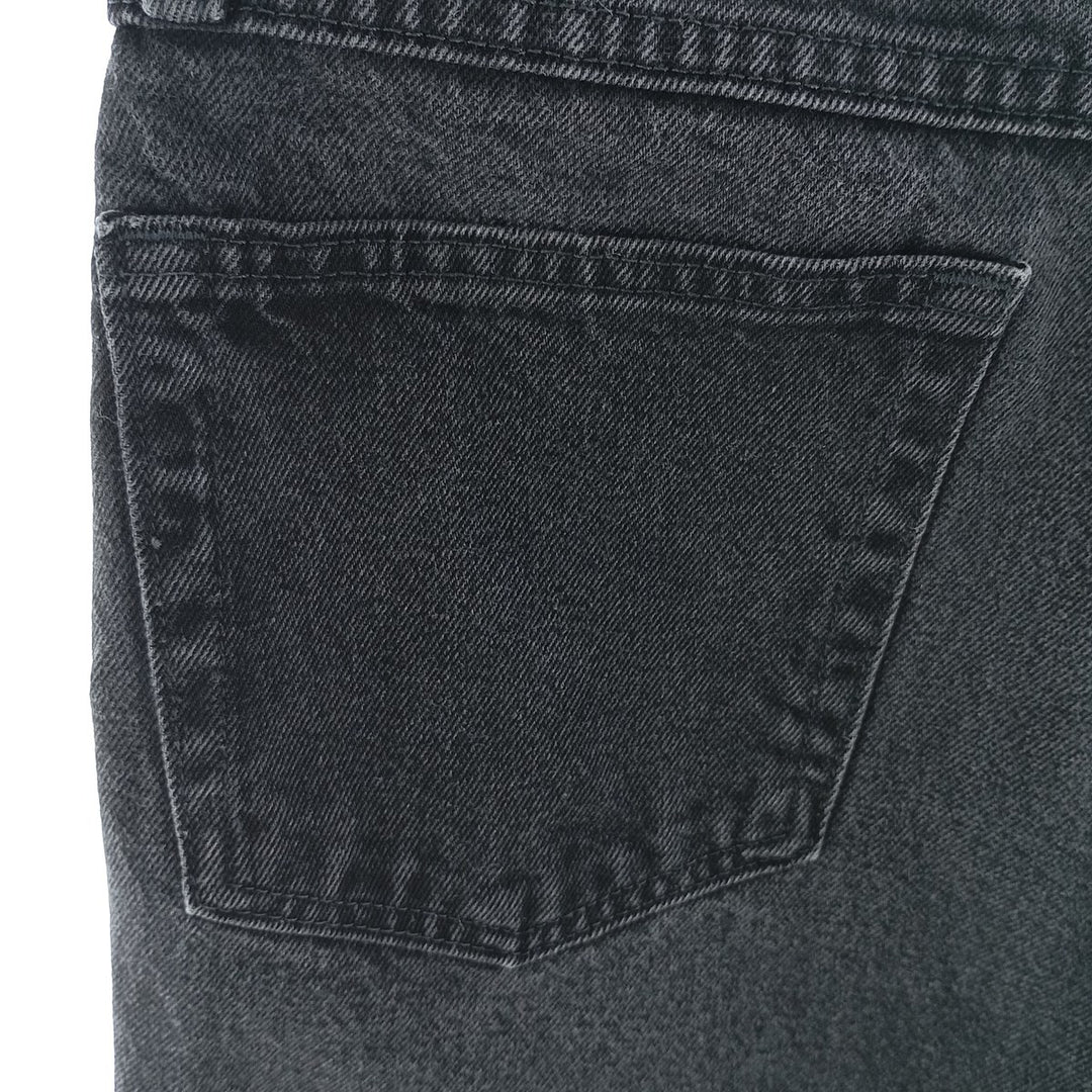 Rustler Black Denim Straight Denim Pants for Men, W30 equivalent cotton black type Vintage Second Hand